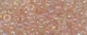 (image for) TOHO 8/o Round Seed Bead-Light Rose Transparent Rainbow #8T169