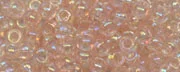 (image for) TOHO 8/o Round Seed Bead-Light Rose Transparent Rainbow #8T169