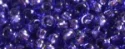 (image for) TOHO Size 6/o Round Seed Bead-Purple Silver Lined 6T2224