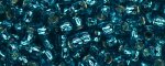 (image for) TOHO Size 8/o Round Seed Bead-Light Green Aqua Silver Lined 8T23BDA