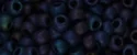 (image for) TOHO 8/o Round Seed Bead-Navy Blue Iris Metallic Matte. 8T82F