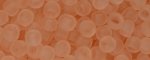 (image for) TOHO Size 8/o Round Seed Bead-Light Pink Transparent Matte 8T11F