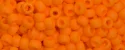 (image for) TOHO 8/o Round Seed Bead-Light Orange Opaque Matte #8T42DF
