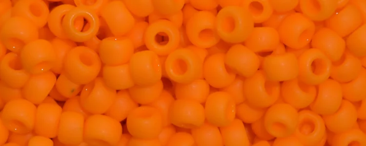 (image for) TOHO 8/o Round Seed Bead-Light Orange Opaque Matte #8T42DF