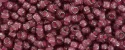 (image for) TOHO 8/o Round Seed Bead-Dark Pink Lined Topaz Transparent. 8T959