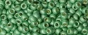 (image for) TOHO 8/o Round Seed Bead-Light Green Galvanized Matte PermaFinish #8TPF570F