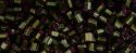 (image for) TOHO Size 8/o Hexagon Shape Seed Bead-Raspberry Lined Olivine