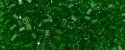 (image for) TOHO Size 8/o Hexagon Shape Seed Bead-Dark Green Transparent