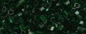 (image for) TOHO Size 8/o Hexagon Shape Seed Bead-Dark Emerald Green Transparent