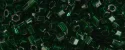 (image for) TOHO Size 8/o Hexagon Shape Seed Bead-Dark Emerald Green Transparent
