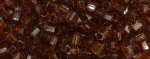 (image for) TOHO Size 8/o Hexagon Shape Seed Bead-Light Smoke Topaz Transparent