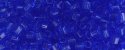 (image for) TOHO Size 8/o Hexagon Shape Seed Bead-Sapphire Transparent
