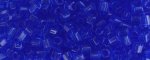 (image for) TOHO Size 8/o Hexagon Shape Seed Bead-Sapphire Transparent