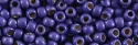 (image for) TOHO 8/o Round Seed Bead-Pretty Purple Matte Galvanized PermaFinish #8TPF581F