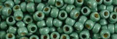 (image for) TOHO 8/o Round Seed Bead-Spearmint Matte Galvanized PermaFinish #8TPF588F