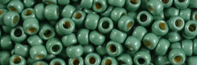 (image for) TOHO 8/o Round Seed Bead-Spearmint Matte Galvanized PermaFinish #8TPF588F