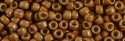 (image for) TOHO 8/o Round Seed Bead-Golden Mustard Matte Galvanized PermaFinish #8TPF591F