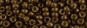 (image for) TOHO 8/o Round Seed Bead-Bronze Matte Galvanized PermaFinish #8TPF594F