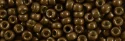 (image for) TOHO 8/o Round Seed Bead-Bronze Matte Galvanized PermaFinish #8TPF594F