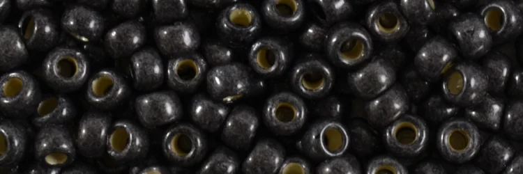(image for) TOHO 8/o Round Seed Bead-Pyrite Matte Galvanized PermaFinish #8TPF595F