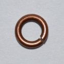 (image for) Antique Copper Plate - 5 mm Jump Rings * 50 Piece Package