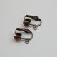 (image for) Antique Copper Plate - Ear Clip Half Ball 6mm