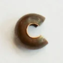 (image for) Antique Copper Plate - 3mm Crimp Covers