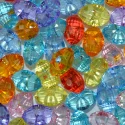 (image for) Acrylic Bead - 15x20mm Oval Beads- Translucent Color Mix * Approximately 25 Beads
