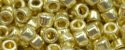 (image for) TOHO Aiko Precision Cylinder Bead. Yellow Gold Galvanized PermaFinish TB-PF559