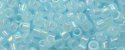 (image for) TOHO Aiko Precision Cylinder Bead. Aqua Translucent Rainbow TB-1243