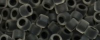 TOHO 11/o Round-Black Lined Crystal Matte. 11T344FM (image for) TOHO 11/o Round-Black Lined Crystal Matte. 11T344FM