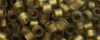 TOHO Aiko Precision Cylinder Bead. Bronze Lined Black Diamond Rainbow Matte TB-999FM (image for) TOHO Aiko Precision Cylinder Bead. Bronze Lined Black Diamond Rainbow Matte TB-999FM