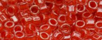 (image for) TOHO Aiko Precision Cylinder Bead. Cherry Lined Crystal Transparent TB-341