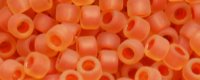 (image for) TOHO Aiko Precision Cylinder Bead. Dark Red Lined Topaz Matte TB-388FM