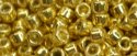 (image for) TOHO Aiko Precision Cylinder Bead. Gold Galvanized PermaFinish TB-PF557