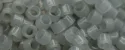 (image for) TOHO Aiko Precision Cylinder Bead. Grey Translucent TB-1150