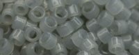 TOHO Aiko Precision Cylinder Bead. Grey Translucent TB-1150 (image for) TOHO Aiko Precision Cylinder Bead. Grey Translucent TB-1150