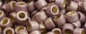 (image for) TOHO Aiko Precision Cylinder Bead. Lavender Galvanized Matte PermaFinish TB-PF554F