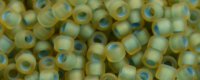 TOHO Aiko Precision Cylinder Bead. Light Aqua Lined Topaz Matte TB-952FM (image for) TOHO Aiko Precision Cylinder Bead. Light Aqua Lined Topaz Matte TB-952FM