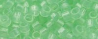 TOHO Aiko Precision Cylinder Bead. Light Green Translucent TB-1144 (image for) TOHO Aiko Precision Cylinder Bead. Light Green Translucent TB-1144