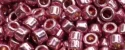 (image for) TOHO Aiko Precision Cylinder Bead. Rose Galvanized PermaFinish TB-PF553