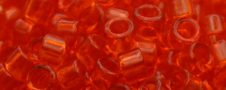 (image for) TOHO Aiko Precision Cylinder Bead. Ruby Hyacinth Transparent TB-5