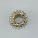 (image for) Handmade Alpacca (German Silver) 5mm Spiral Spacer Bead *20 Beads