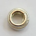 (image for) Handmade Alpacca (German Silver) 5mm Spacer Bead * 20 Beads