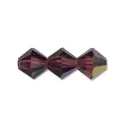 (image for) Preciosa Crystal-3mm Bicone Amethyst AB * 144 Pieces