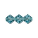 (image for) Preciosa Crystal-4mm Bicone Aqua Bohemica * 144 Pieces