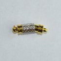 (image for) Gold & Silver Plated - Magnetic Tube Clasp