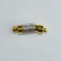 (image for) Gold & Silver Plated - Magnetic Tube Clasp