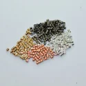 (image for) Assorted Plate - 1.5 mm Crimp Tubes * 600 Piece Assortment, 4 Finishes