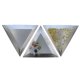 (image for) Triangular Aluminum Sort Tray * Three Piece Package